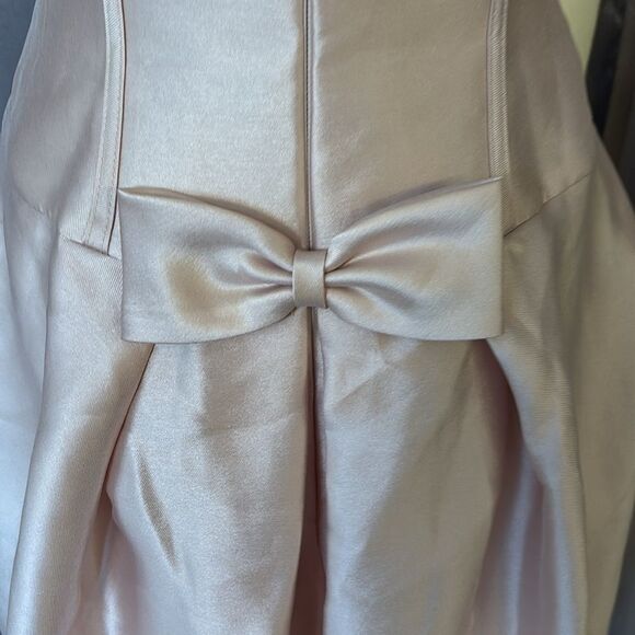 Vera Wang Elegant Lace Detail baby pink  Dress, US4 - Picture 10 of 13